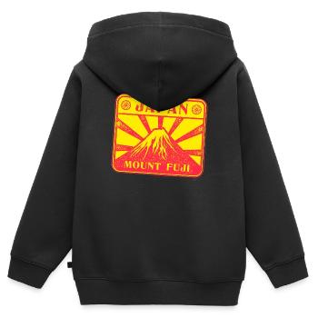 Japan Reisen - Kinder Premium Organic Zip Hoodie - Schwarz - Hinten - AI Model Kid Male (0cm)