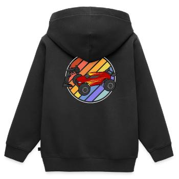 RC Car Remote Control Car - Kids Premium Organic Zip-up Hoodie - black - Back - AI Model Kid Male (0cm)