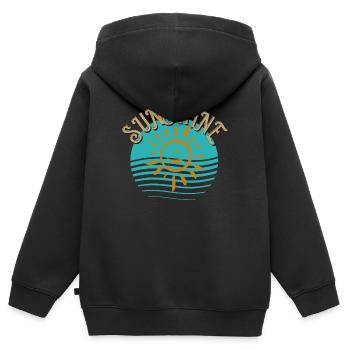 Sunshine: The Golden Elixir - Kids Premium Organic Zip-up Hoodie - black - Back - AI Model Kid Male (0cm)