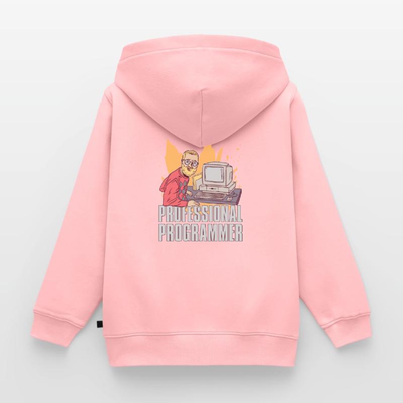Programmierer Coder Software Entwickler Kinder Premium Organic Zip Hoodie