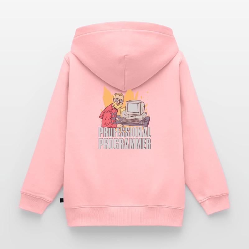Programmierer Coder Software Entwickler Kinder Premium Organic Zip Hoodie