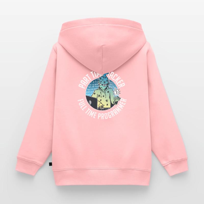 Programmierer Coder Software Entwickler Kinder Premium Organic Zip Hoodie