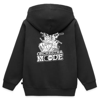 Orchestra Classical Concert Classical Music - Kids Premium Organic Zip-up Hoodie - black - Back - AI Model Kid Male (0cm)