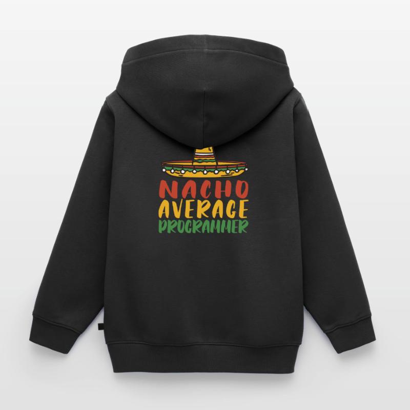 Programmer Coder Software Developer Kids Premium Organic Zip-up Hoodie