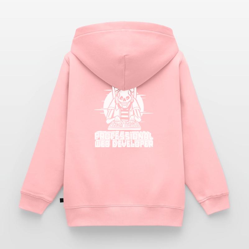 Web Developer Web Developer Web Developer Kids Premium Organic Zip-up Hoodie