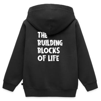 Biology Biologist Funny Molecular Biologist - Kids Premium Organic Zip-up Hoodie - black - Back - AI Model Kid Male (0cm)
