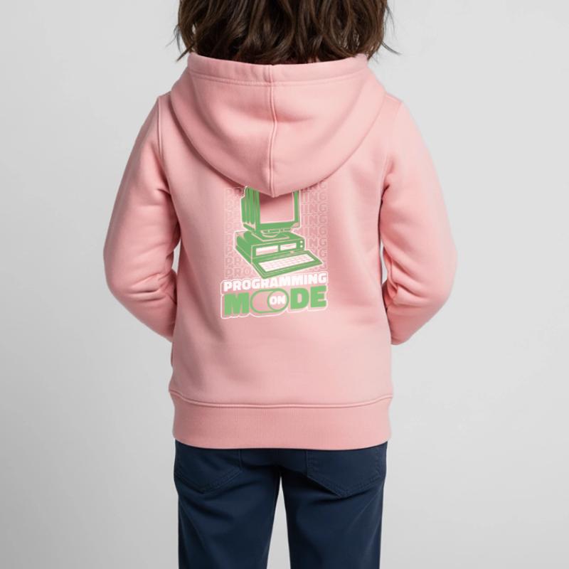 Entwickler Coder Programmierer Computer Kinder Premium Organic Zip Hoodie