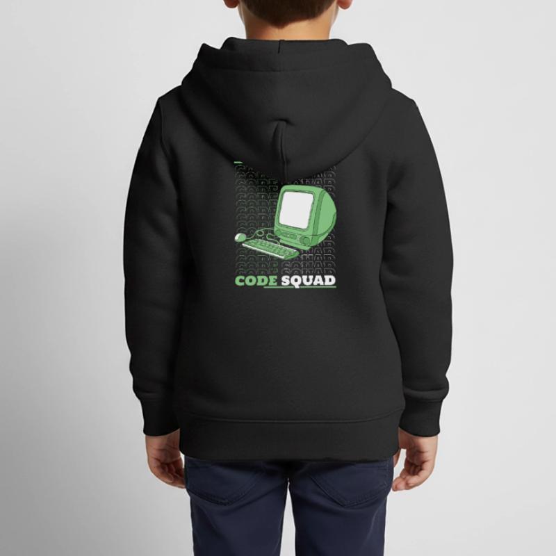 Entwickler Coder Programmierer Rechner Kinder Premium Organic Zip Hoodie