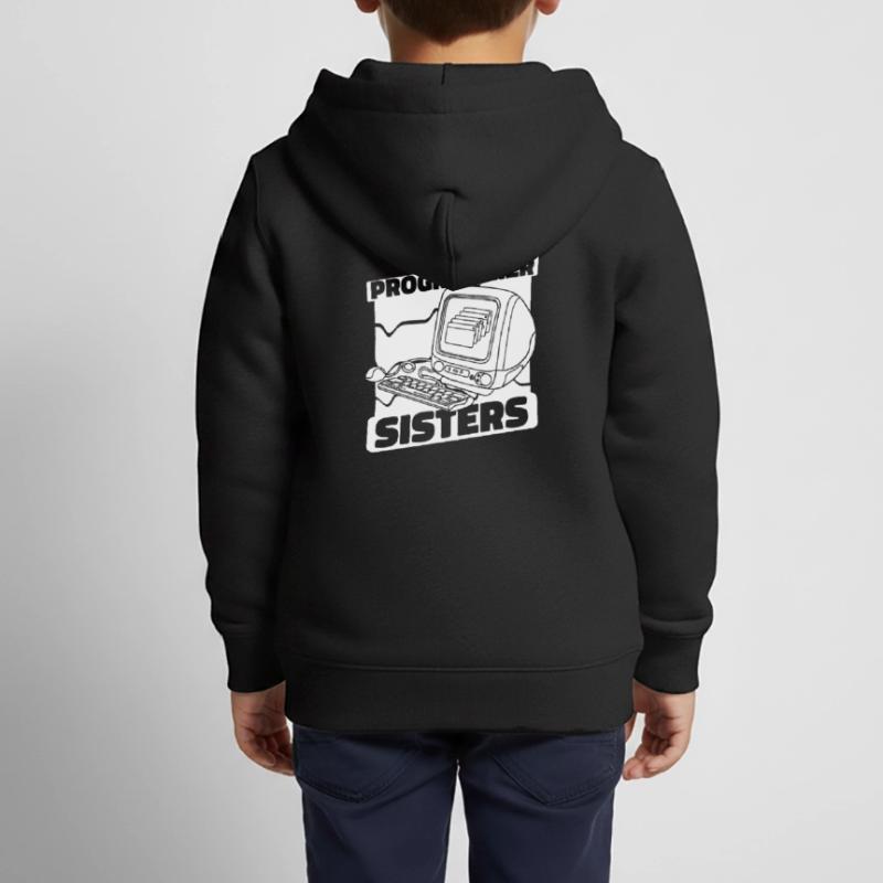 Developer Coder Programmer Computer Sweat Premium à capuche zippé enfant bio