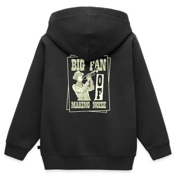 Fan Parade Brass Band Noise - Sweat Premium à capuche zippé enfant bio - noir - Dos - AI Model Kid Male (0cm)