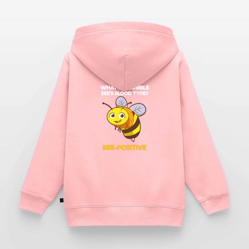 Bienen-positiv Beekeper oder Bauer Kinder Premium Organic Zip Hoodie