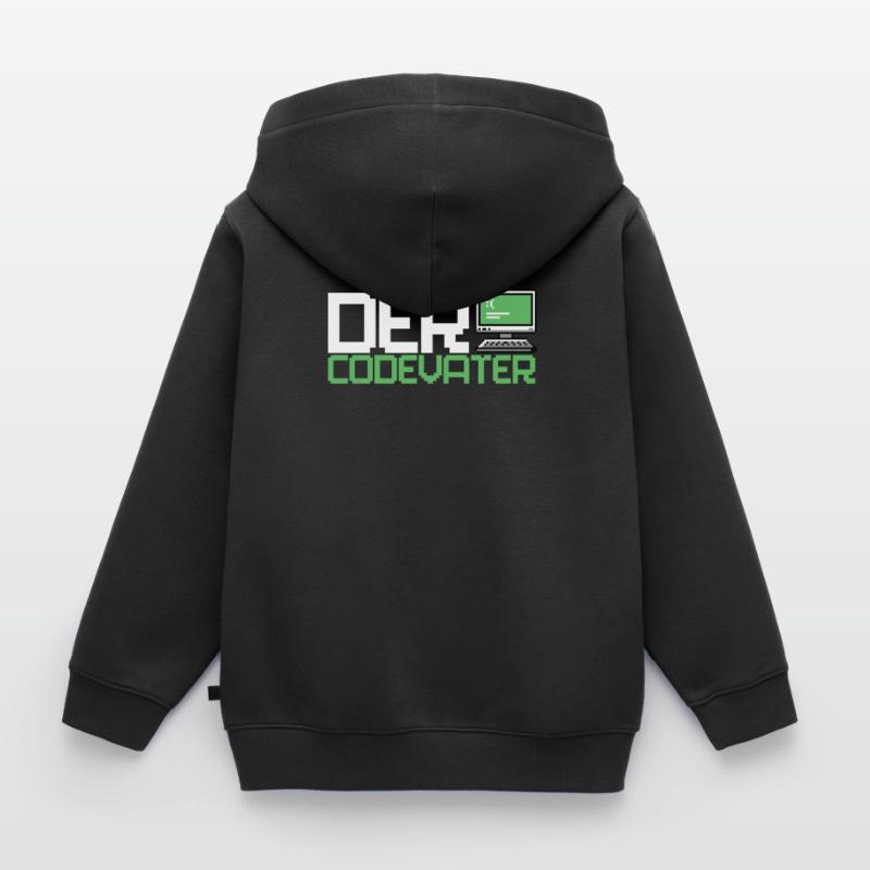 Developer, Coder, Programmer, Computer Kids Premium Organic Zip-up Hoodie