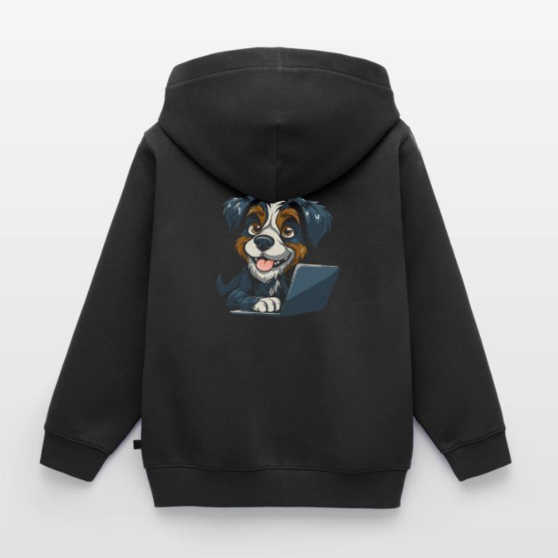 Web Developer Web Developer Cute Kids Premium Organic Zip-up Hoodie