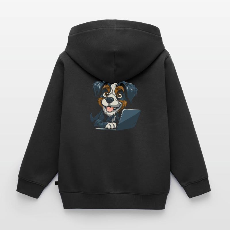 Web Developer Web Developer Cute Kids Premium Organic Zip-up Hoodie