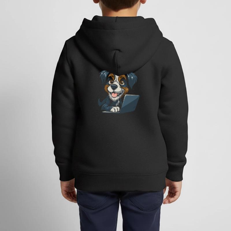 Web Developer Web Developer Cute Kids Premium Organic Zip-up Hoodie