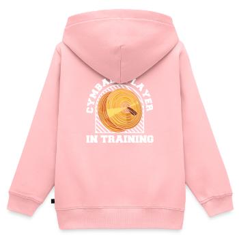 Fanfahrenzug Spielmannszug Becken - Kinder Premium Organic Zip Hoodie - Rosa - Hinten - AI Model Kid Female (0cm)