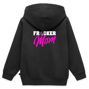 Ölfeld Bohrinsel Fracking - Kinder Premium Organic Zip Hoodie - Schwarz - Hinten - AI Model Kid Male (0cm)
