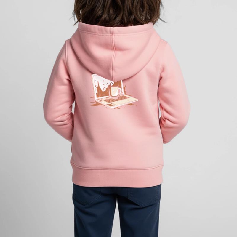 Developer, Coder, Programmer, Coffee Kids Premium Organic Zip-up Hoodie