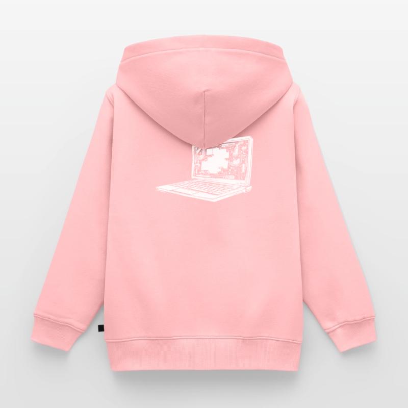 Developer, Coder, Programmer Kids Premium Organic Zip-up Hoodie