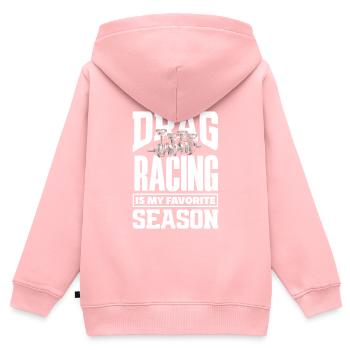 Lustiges Autorennen Auto Rennen Geschenk - Kinder Premium Organic Zip Hoodie - Rosa - Hinten - AI Model Kid Female (0cm)