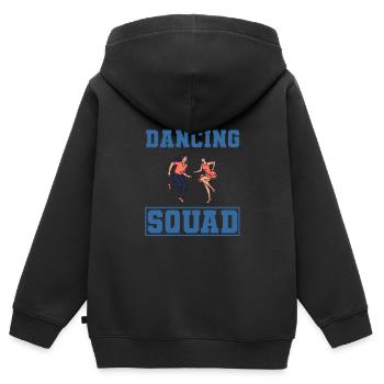 Tanzliebhaber Tanzlehrer Tänzer - Kinder Premium Organic Zip Hoodie - Schwarz - Hinten - AI Model Kid Male (0cm)