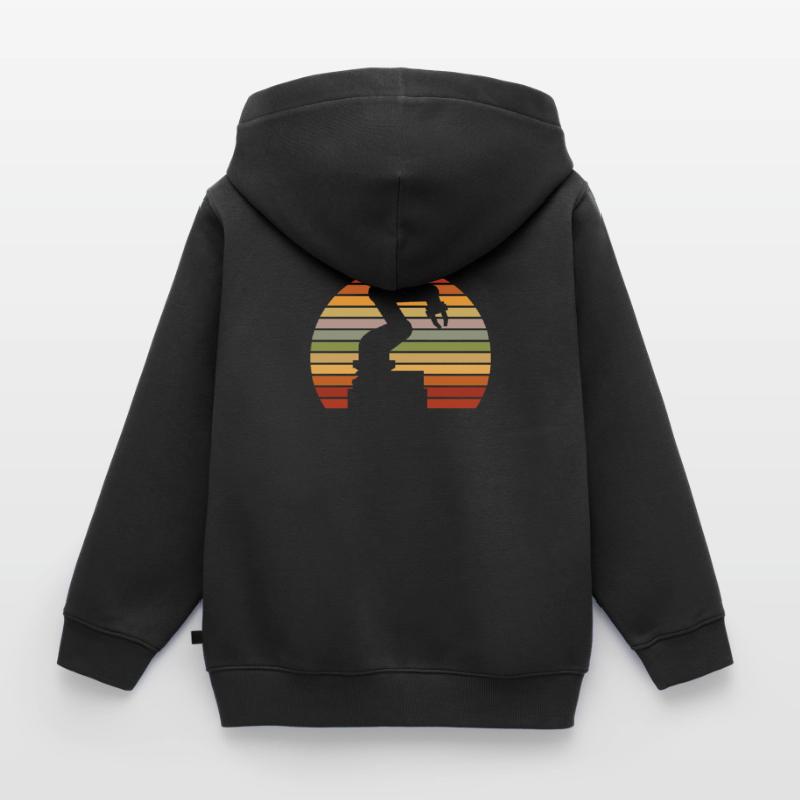 Robotics Robot Programmer Kids Premium Organic Zip-up Hoodie