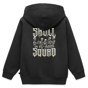 Lacrosse - Sweat Premium à capuche zippé enfant bio - noir - Dos - AI Model Kid Male (0cm)