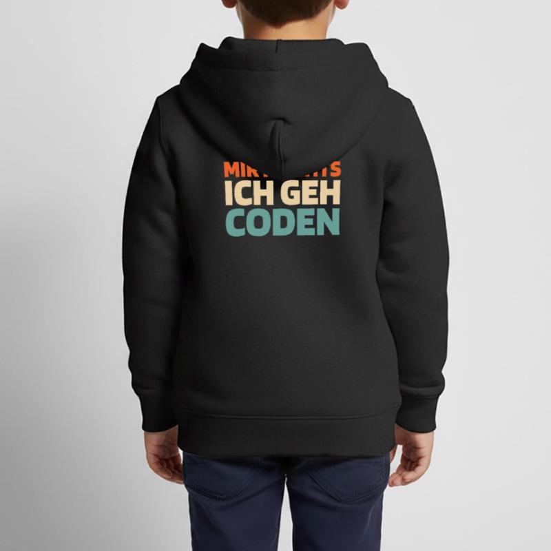 Developer, Coder, Programmer Kids Premium Organic Zip-up Hoodie