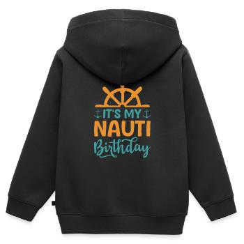 Cruise - Kids Premium Organic Zip-up Hoodie - black - Back - AI Model Kid Male (0cm)