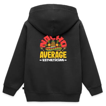 Skin Care Beautician Cosmetics - Kids Premium Organic Zip-up Hoodie - black - Back - AI Model Kid Male (0cm)