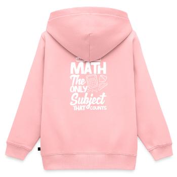 Lustiges Lehrer Lehrerinnen Geschenk - Kinder Premium Organic Zip Hoodie - Rosa - Hinten - AI Model Kid Female (0cm)