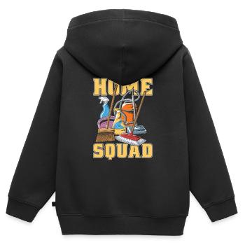 Housekeeper Kader - Kids Premium Organic Zip-up Hoodie - black - Back - AI Model Kid Male (0cm)