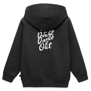 When in doubt dance it out - Waltz Ballads Jazz - Kids Premium Organic Zip-up Hoodie - black - Back - AI Model Kid Male (0cm)