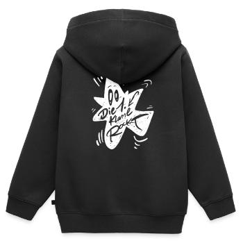 Erster Schultag - Kinder Premium Organic Zip Hoodie - Schwarz - Hinten - AI Model Kid Male (0cm)