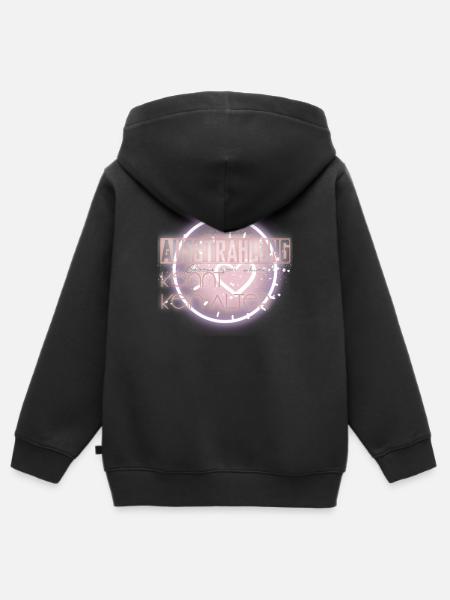 Ausstrahlung kennt kein Alter - Kinder Premium Organic Zip Hoodie - Schwarz