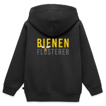 Bienenflüsterer Imker Imkerin bee honig - Kinder Premium Organic Zip Hoodie - Schwarz - Hinten - AI Model Kid Male (0cm)
