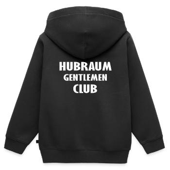 Motor und Hubraum Club - Kinder Premium Organic Zip Hoodie - Schwarz - Hinten - AI Model Kid Male (0cm)