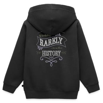cadeau libéral idée cadeau santé mentale fille drôle - Sweat Premium à capuche zippé enfant bio - noir - Dos - AI Model Kid Male (0cm)