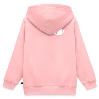 Jour de match - Énergie et d’équipe - Sweat Premium à capuche zippé enfant bio - rose - Dos - AI Model Kid Female (0cm)