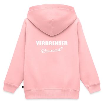 Benzin und Diesel Autos - Kinder Premium Organic Zip Hoodie - Rosa - Hinten - AI Model Kid Female (0cm)