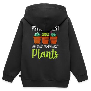 Psychologie psychologue thérapeute cadeau psyché - Sweat Premium à capuche zippé enfant bio - noir - Dos - AI Model Kid Male (0cm)