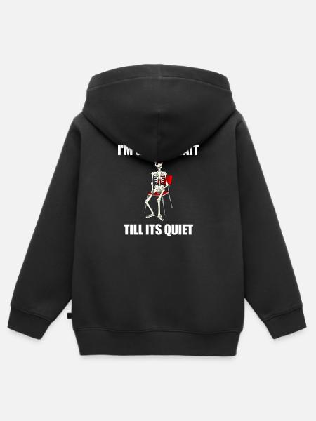 Teacher Teacher Gift Funny - Kids Premium Organic Zip-up Hoodie - black