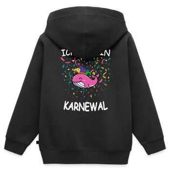 I'm a Karnewal Carnival Carnival Confetti - Kids Premium Organic Zip-up Hoodie - black - Back - AI Model Kid Male (0cm)