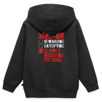 Medical Programmer Medical Coder - Kids Premium Organic Zip-up Hoodie - black - Back - AI Model Kid Male (0cm)