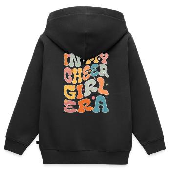 Cheerleadermädchen Cheerleading Jubel Jugend - Kinder Premium Organic Zip Hoodie - Schwarz - Hinten - AI Model Kid Male (0cm)