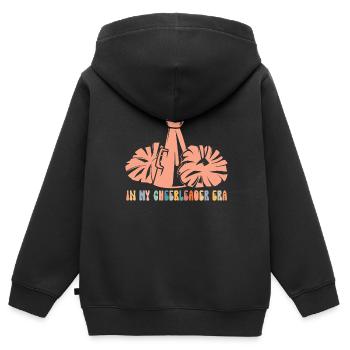 Cheerleadermädchen Cheerleading Jubel Jugend - Kinder Premium Organic Zip Hoodie - Schwarz - Hinten - AI Model Kid Male (0cm)