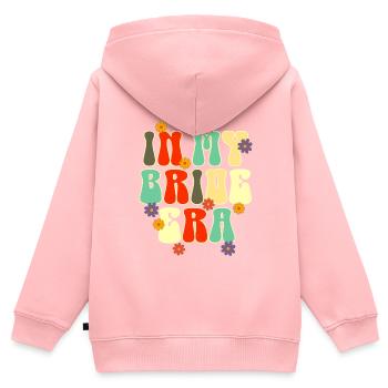 Groovy Braut Bachelorette Brautparty - Kinder Premium Organic Zip Hoodie - Rosa - Hinten - AI Model Kid Female (0cm)