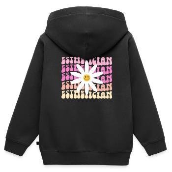 Beautician, Skin Care, Skin Therapist - Kids Premium Organic Zip-up Hoodie - black - Back - AI Model Kid Male (0cm)