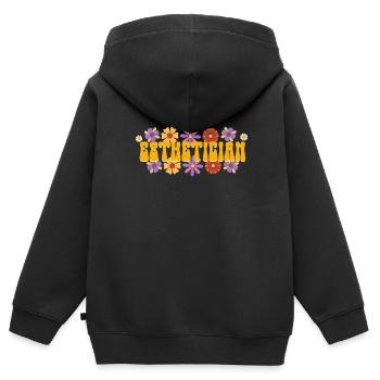 Beautician, Skin Care, Skin Therapist - Kids Premium Organic Zip-up Hoodie - black - Back - AI Model Kid Male (0cm)