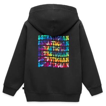 Beautician, Skin Care, Skin Therapist - Kids Premium Organic Zip-up Hoodie - black - Back - AI Model Kid Male (0cm)